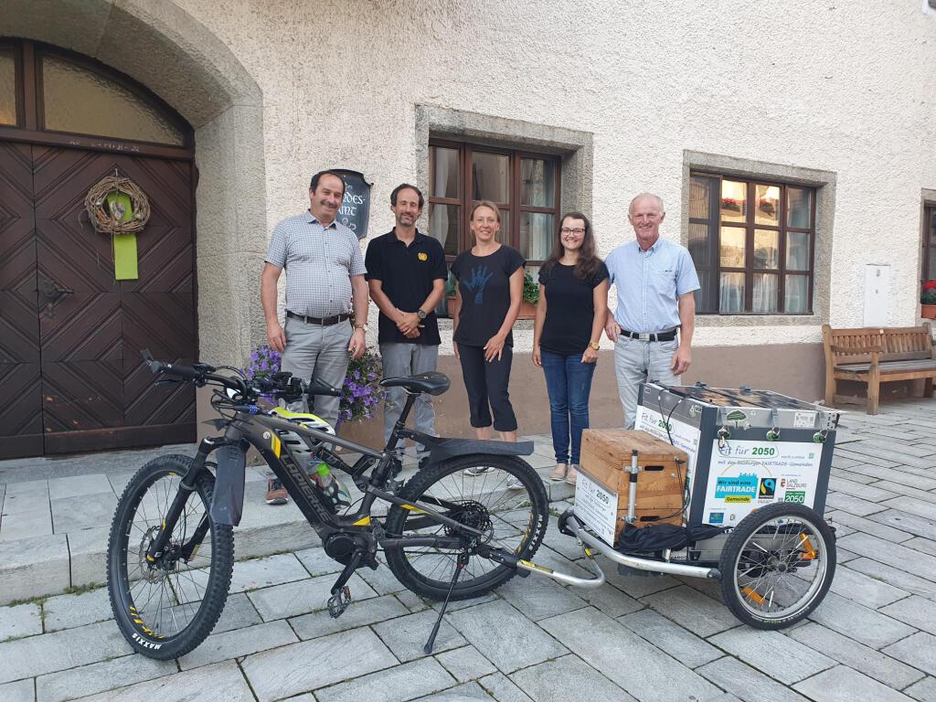 Fit für 2050 Radtour, für Klimaschutz und Fairen Handel durch Salzburg